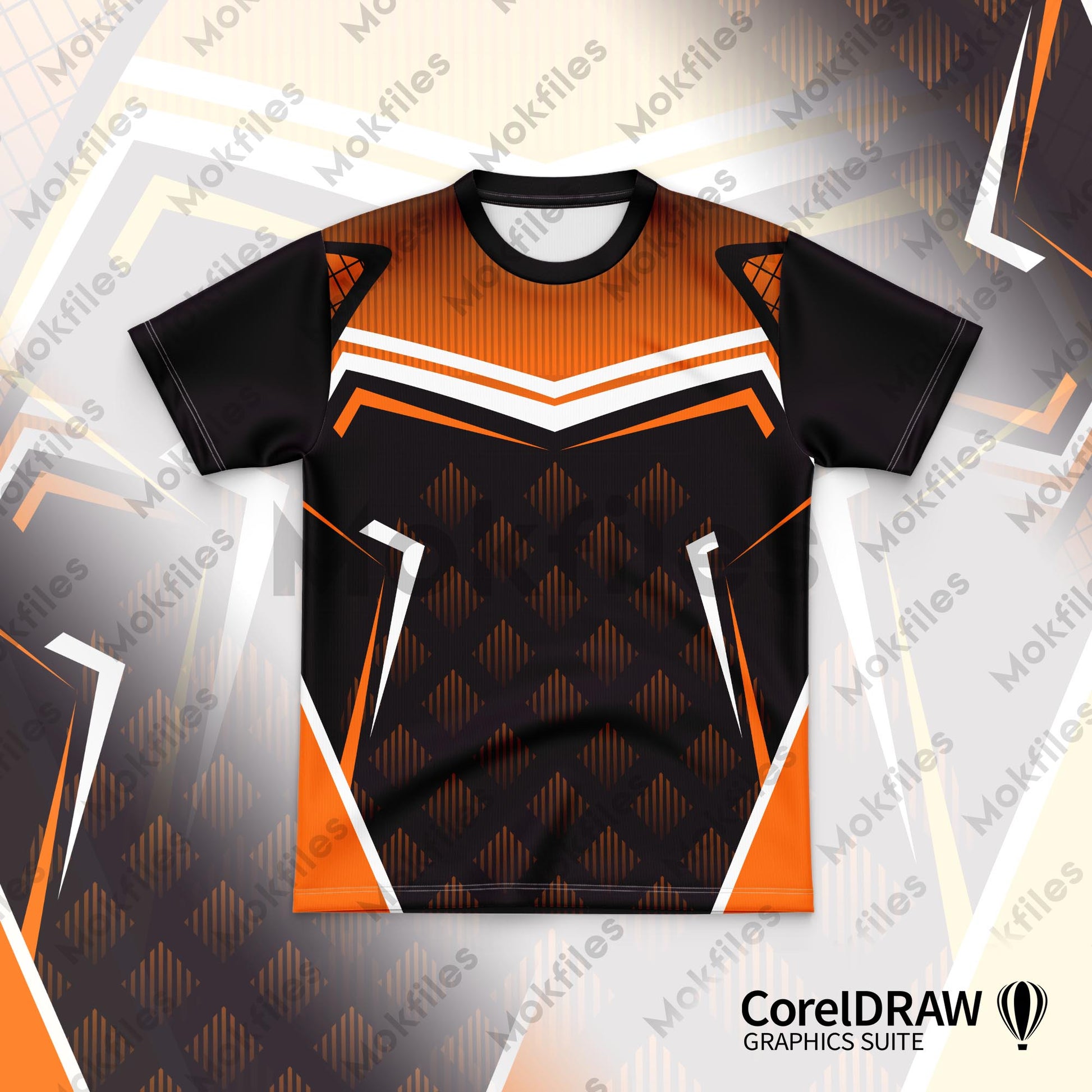 CorelDRAW CDR jersey Designs sports M-CR01