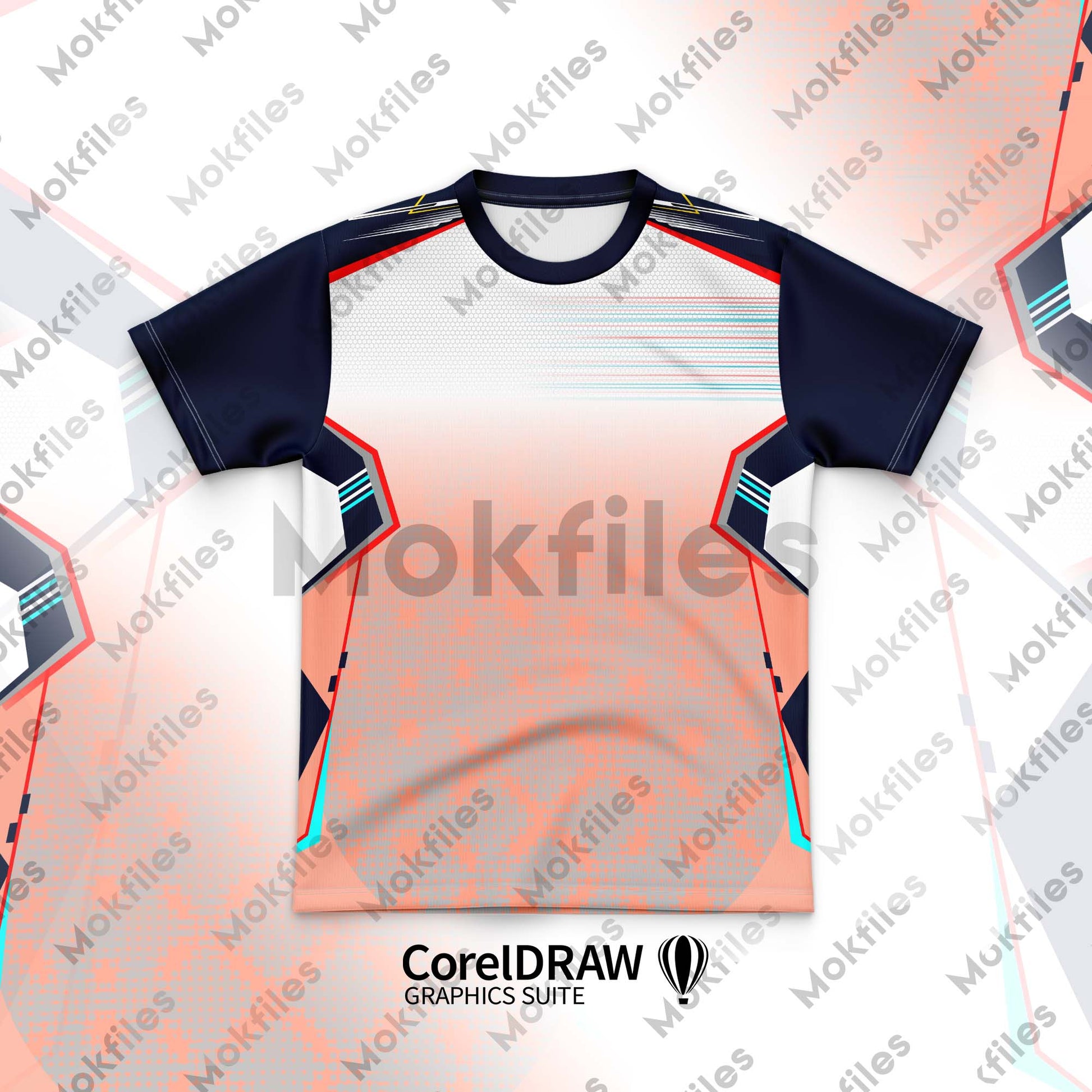 CorelDRAW CDR Jersey Designs sports M-CR102