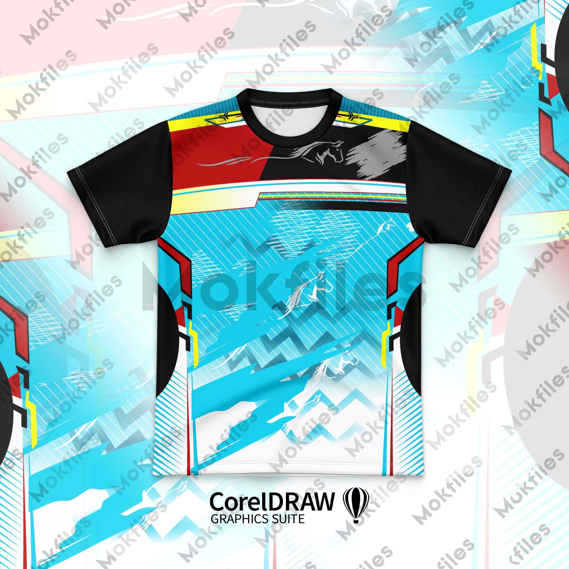 CorelDRAW CDR Jersey Designs sports M-CR104