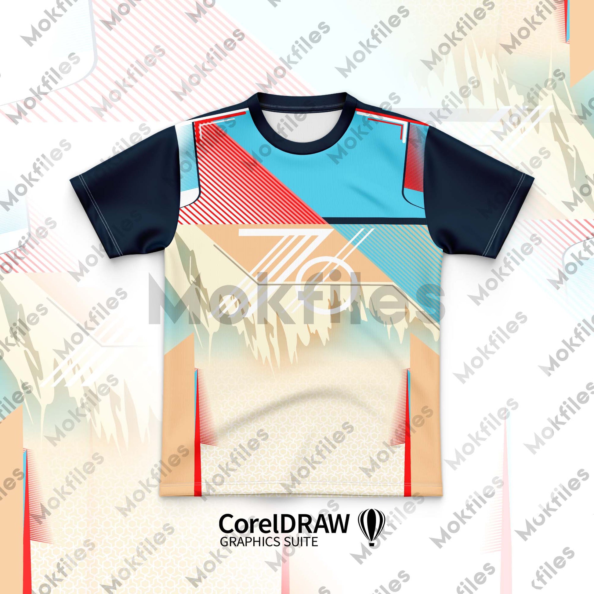 CorelDRAW CDR Jersey Designs sports M-CR105