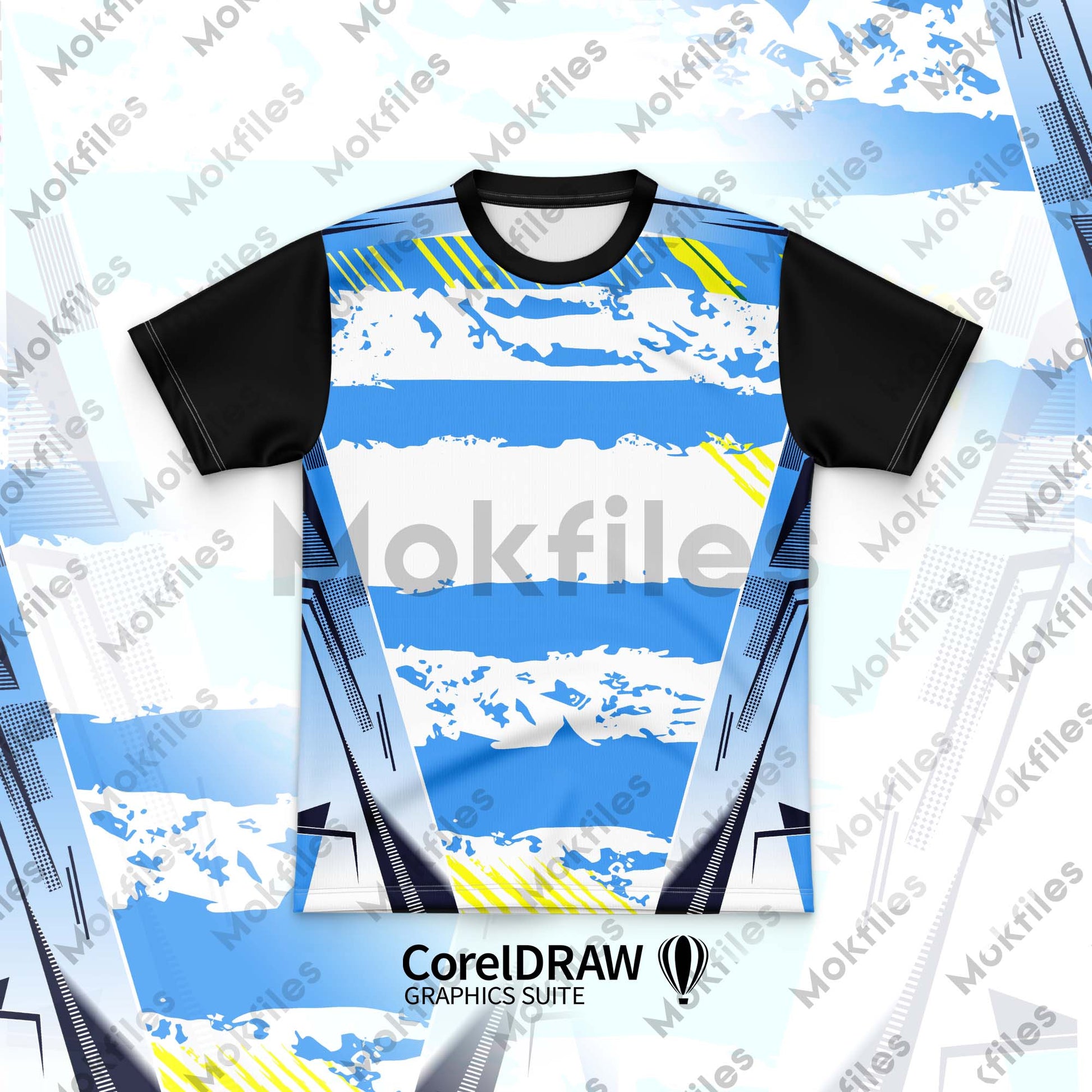 CorelDRAW CDR Jersey Designs sports M-CR110