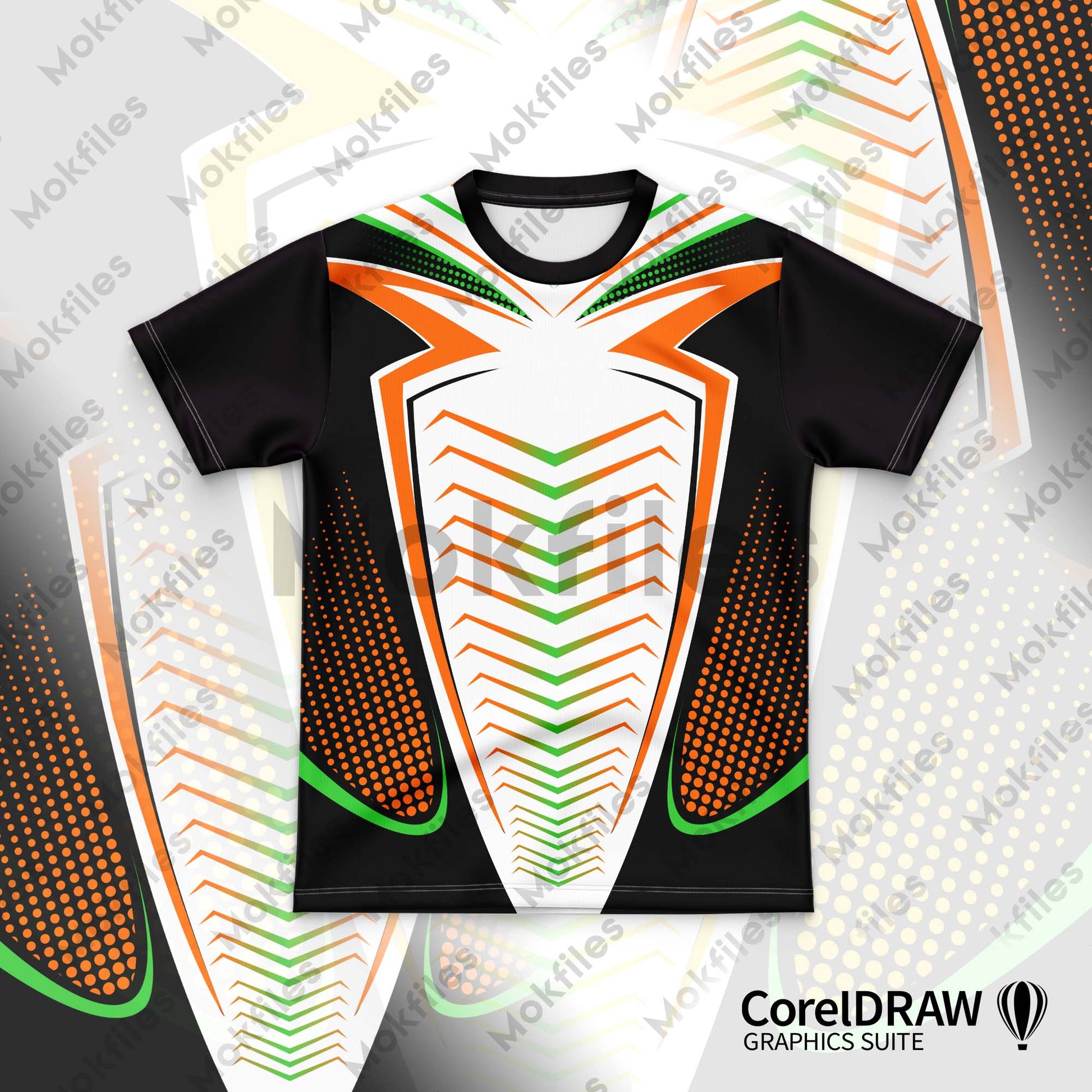 CorelDRAW CDR Jersey Designs sports M-CR11