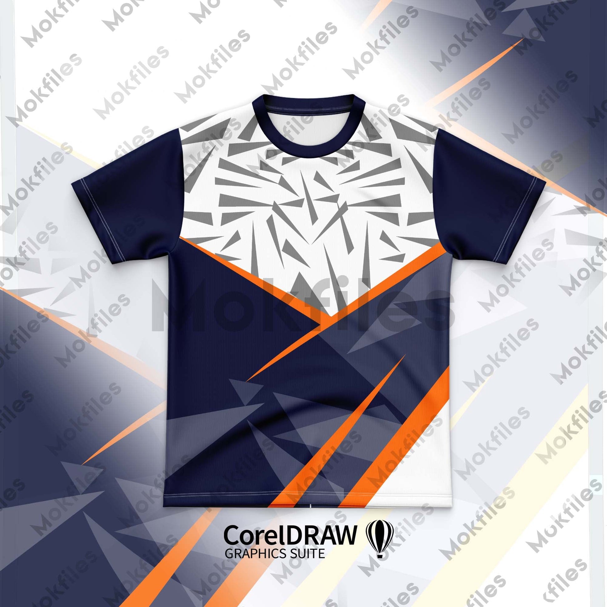 CorelDRAW CDR Jersey Designs sports M-CR122
