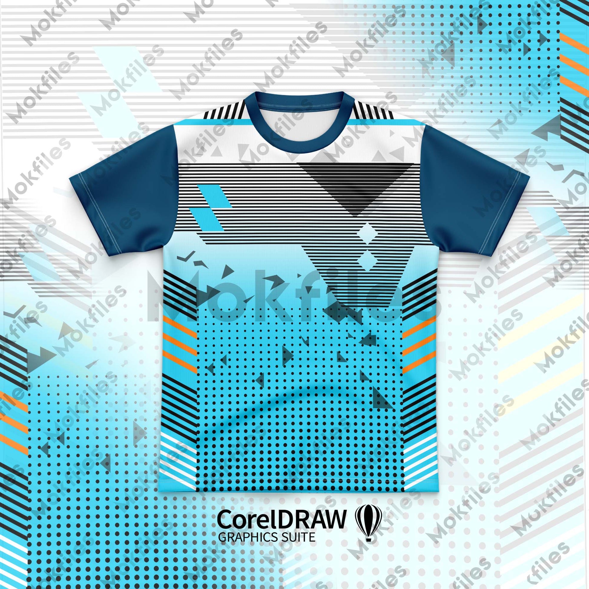 CorelDRAW CDR Jersey Designs sports M-CR124