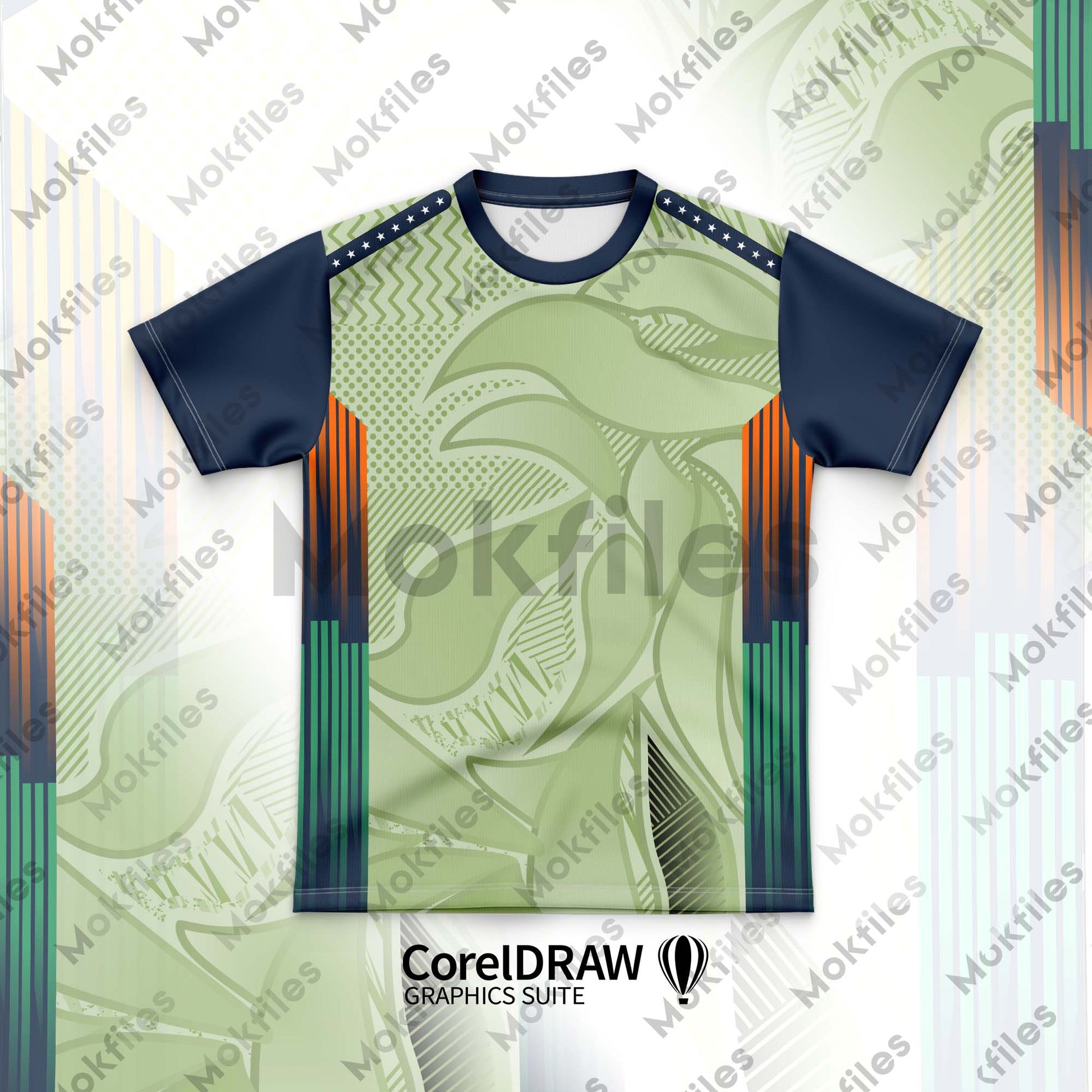 CorelDRAW CDR Jersey Designs sports M-CR125