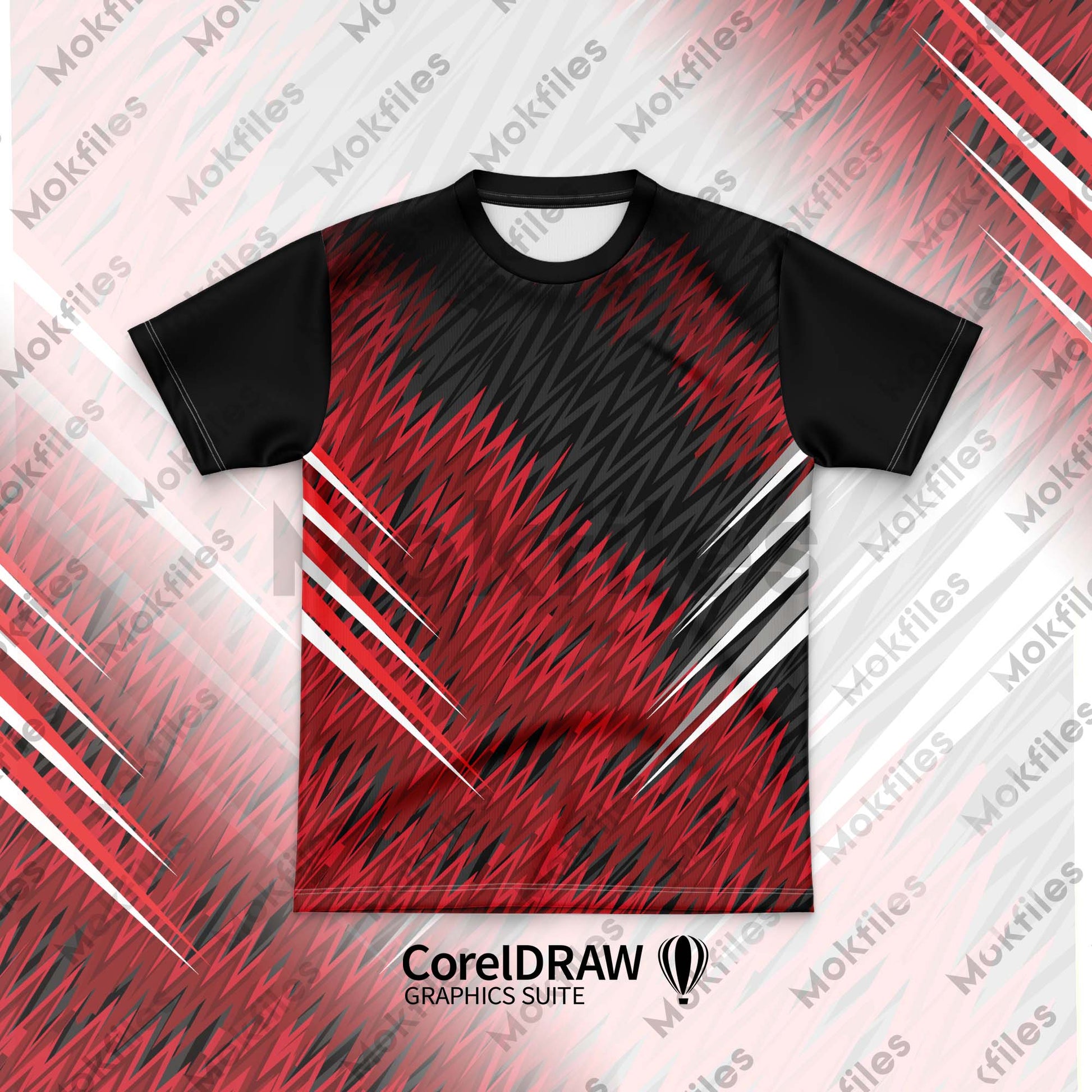 CorelDRAW CDR Jersey Designs sports M-CR132