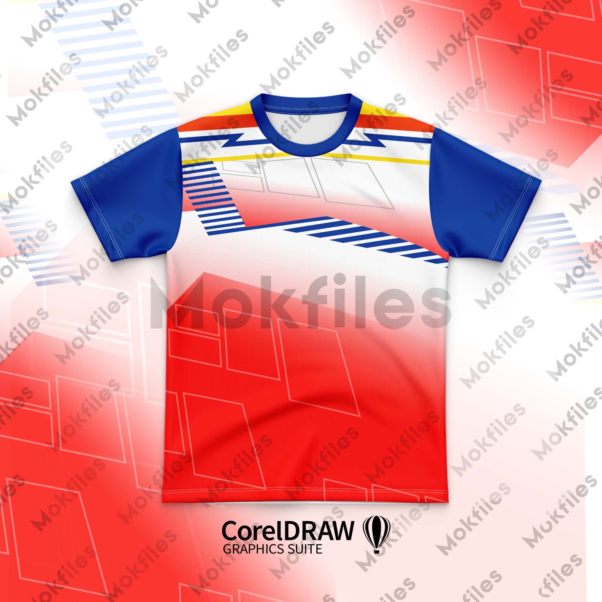 CorelDRAW CDR Jersey Designs sports M-CR133