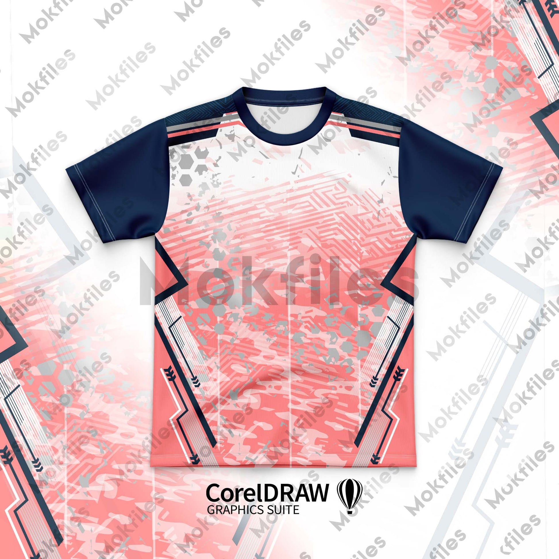 CorelDRAW CDR Jersey Designs sports M-CR137
