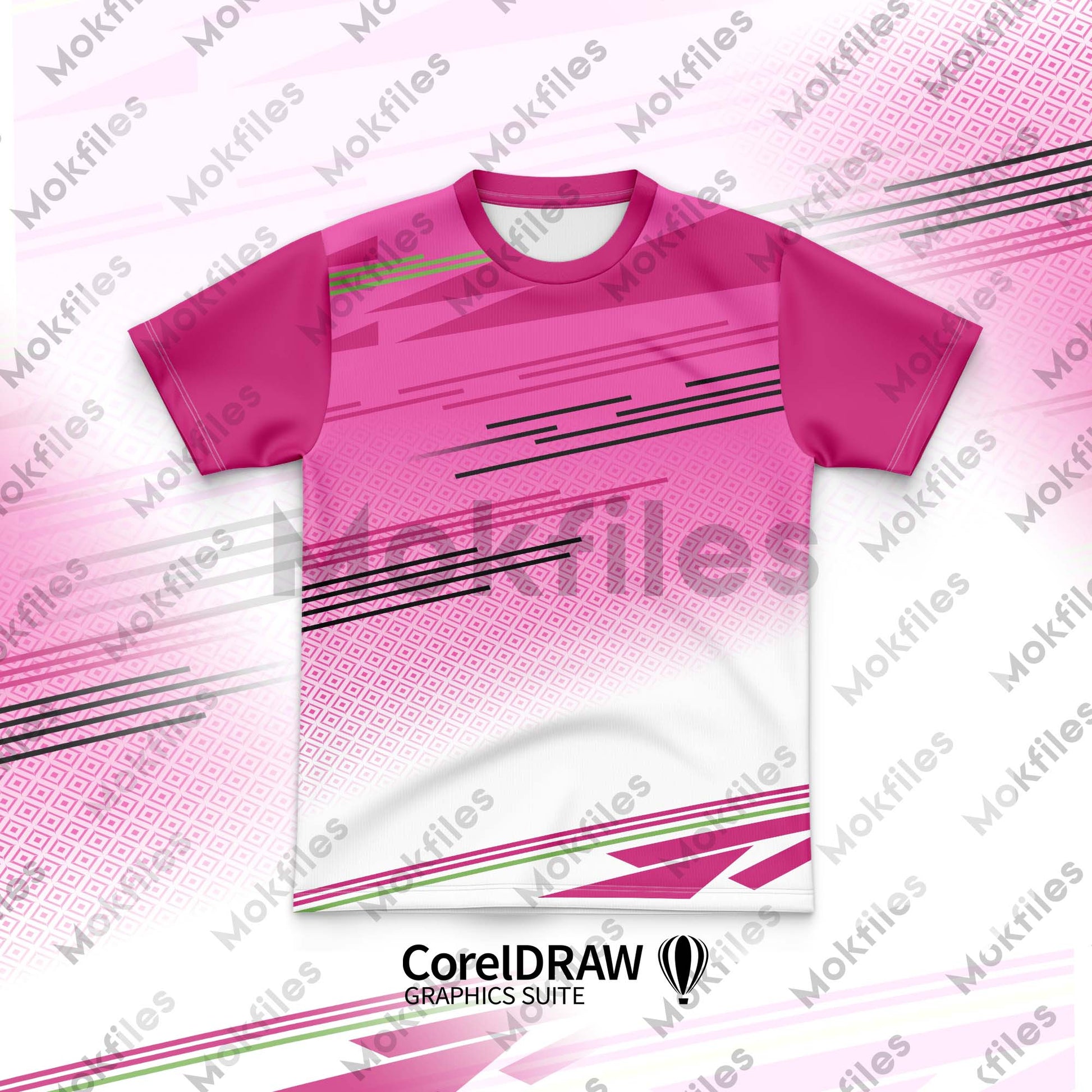 CorelDRAW CDR Jersey Designs sports M-CR140