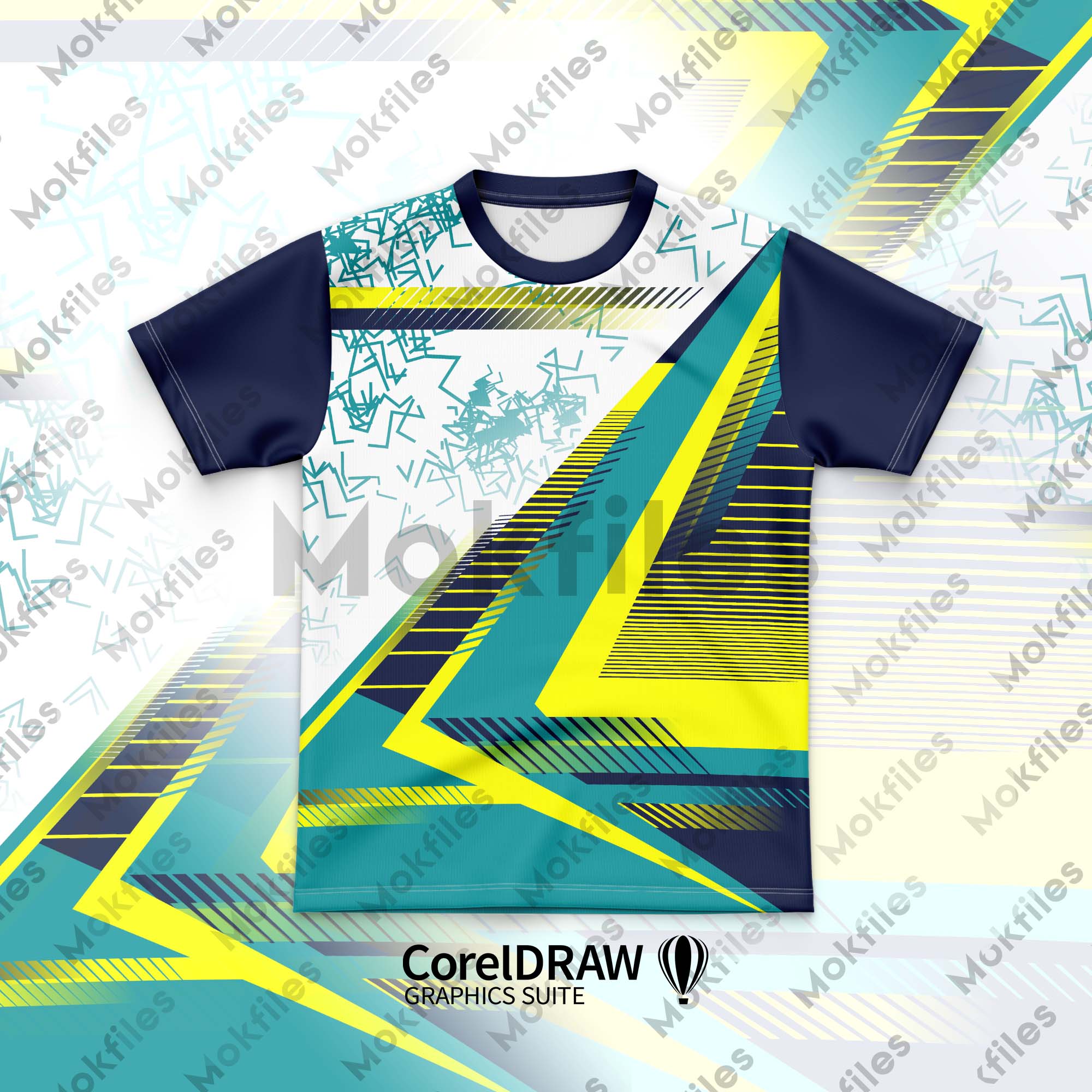 CorelDRAW CDR Jersey Designs sports M-CR143