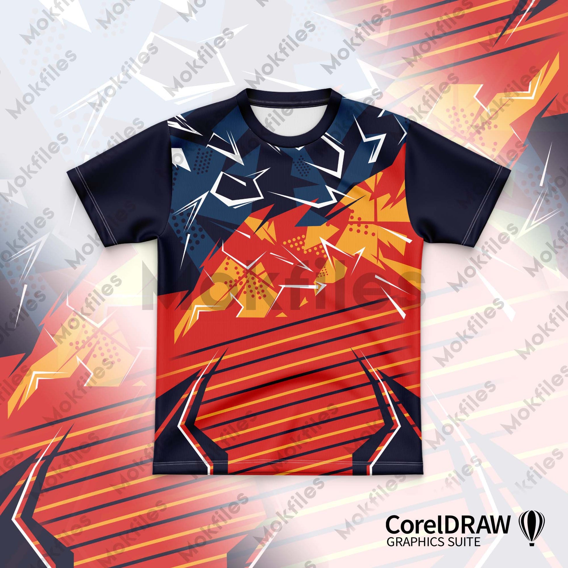 CorelDRAW CDR Jersey Designs sports M-CR07