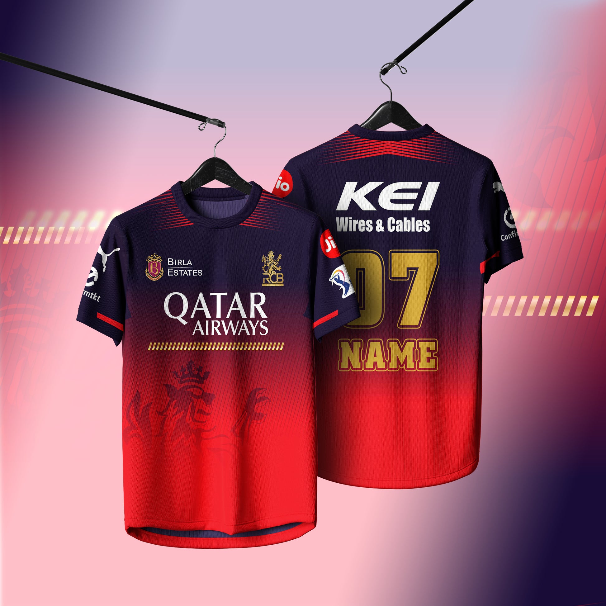 IPL jersey design, sports t-shirt design M-IPL05
