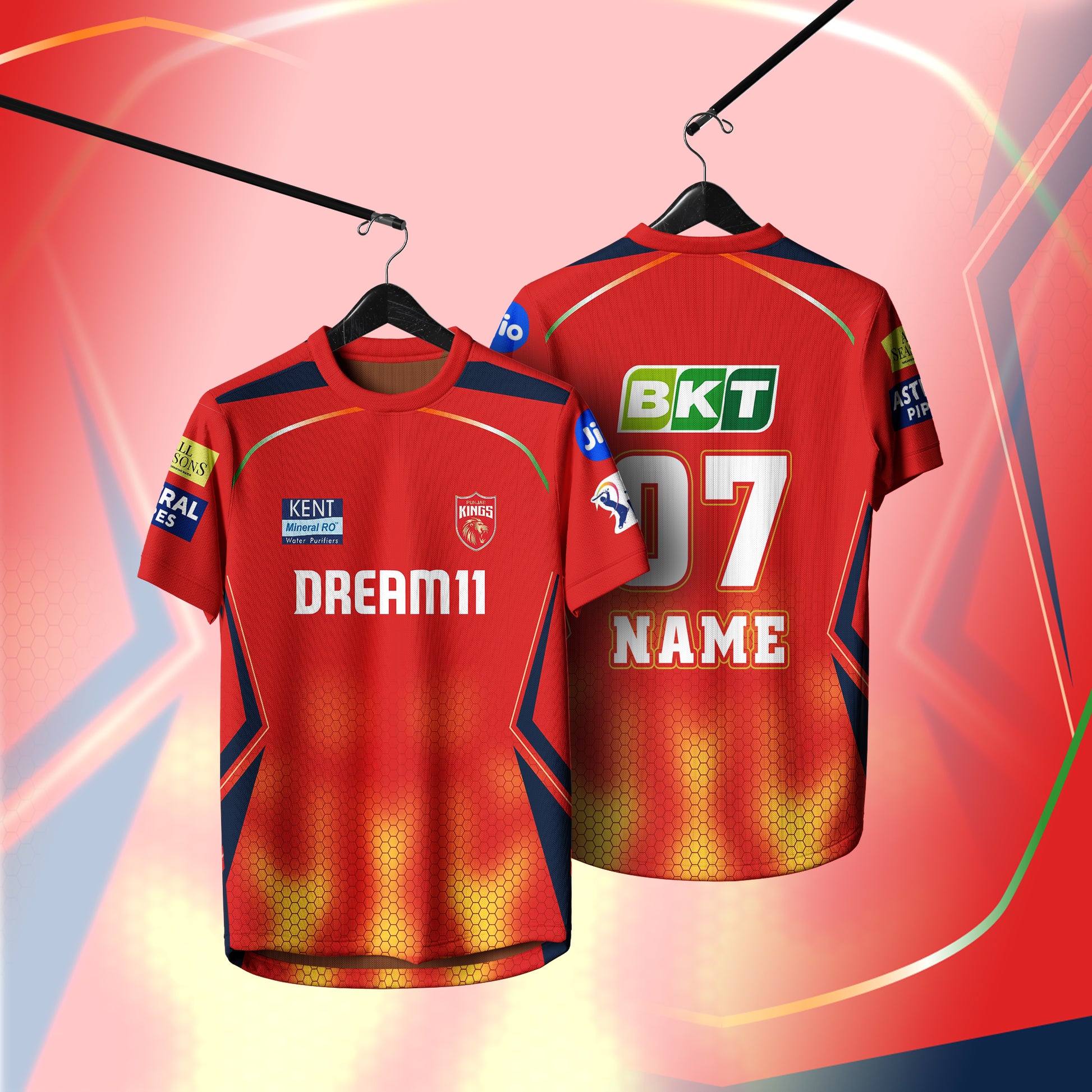 IPL jersey design, sports t-shirt design M-IPL07
